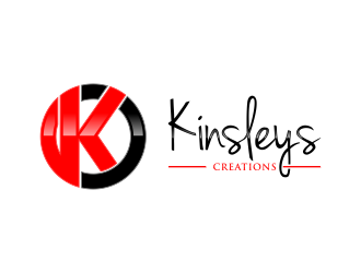Kinsleys Creations logo design by qqdesigns