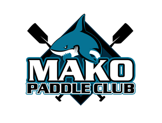 Mako Paddle Club logo design by kunejo