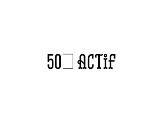 50➕ Actif logo design by N3V4