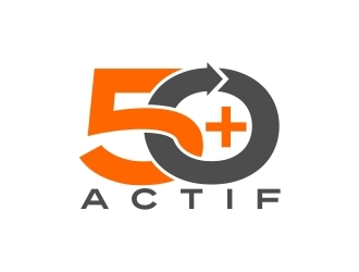 50➕ Actif logo design by onetm