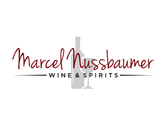 Marcel Nussbaumer Wine & Spirits logo design by nurul_rizkon