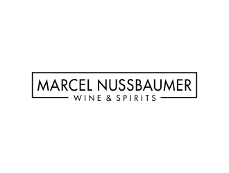 Marcel Nussbaumer Wine & Spirits logo design by oke2angconcept