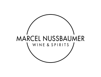 Marcel Nussbaumer Wine & Spirits logo design by oke2angconcept