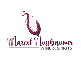 Marcel Nussbaumer Wine & Spirits logo design by AamirKhan