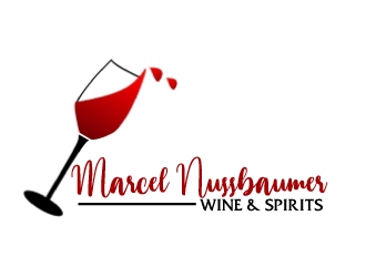 Marcel Nussbaumer Wine & Spirits logo design by AamirKhan