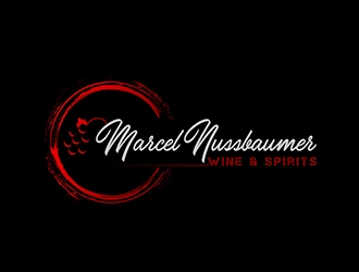 Marcel Nussbaumer Wine & Spirits logo design by XyloParadise