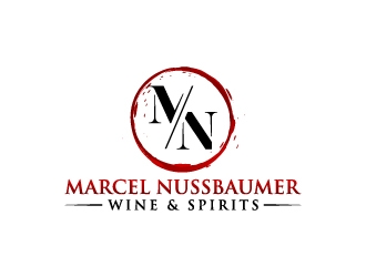 Marcel Nussbaumer Wine & Spirits logo design by LogOExperT