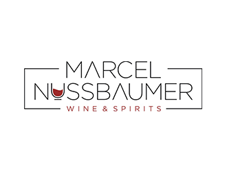 Marcel Nussbaumer Wine & Spirits logo design by logolady