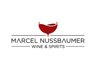 Marcel Nussbaumer Wine & Spirits logo design by neonlamp