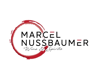 Marcel Nussbaumer Wine & Spirits logo design by REDCROW
