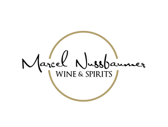 Marcel Nussbaumer Wine & Spirits logo design by serprimero
