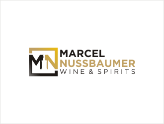 Marcel Nussbaumer Wine & Spirits logo design by bunda_shaquilla
