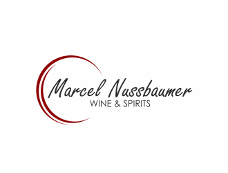 Marcel Nussbaumer Wine & Spirits logo design by serprimero