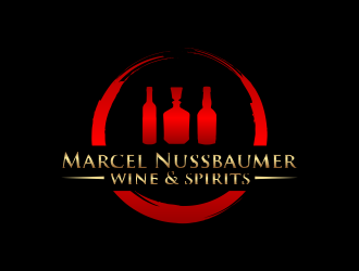 Marcel Nussbaumer Wine & Spirits logo design by done