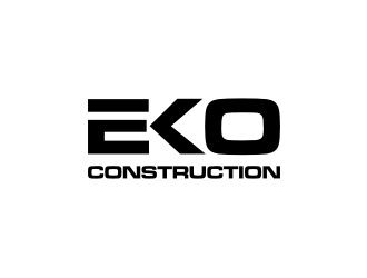 EKO construction logo design by Adundas