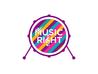 Music Right logo design by Andri