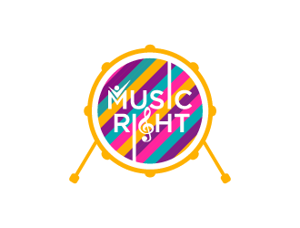 Music Right logo design by Andri