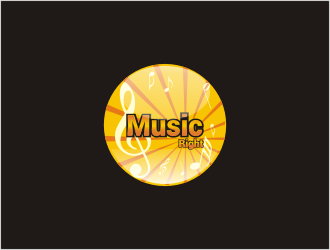 Music Right logo design by bunda_shaquilla