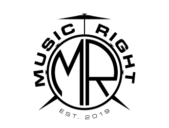 Music Right logo design by torresace