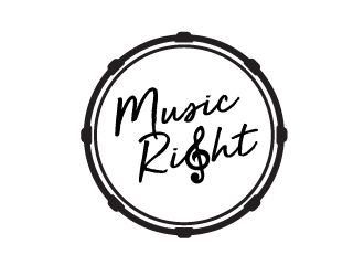 Music Right logo design by enan+graphics
