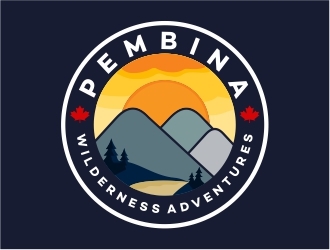 Pembina Wilderness Adventures logo design by Alfatih05