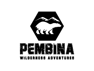 Pembina Wilderness Adventures logo design by twomindz