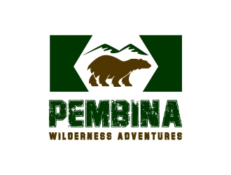 Pembina Wilderness Adventures logo design by twomindz