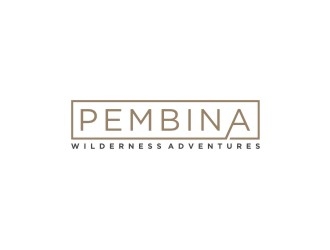 Pembina Wilderness Adventures logo design by bricton
