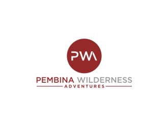 Pembina Wilderness Adventures logo design by bricton