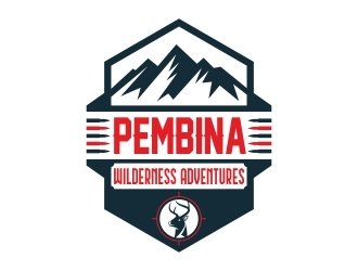 Pembina Wilderness Adventures logo design by adwebicon