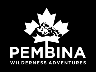 Pembina Wilderness Adventures logo design by savana