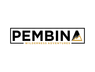 Pembina Wilderness Adventures logo design by savana