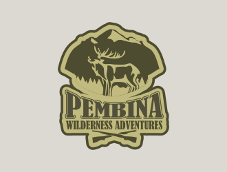 Pembina Wilderness Adventures logo design by MCXL