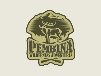Pembina Wilderness Adventures logo design by MCXL