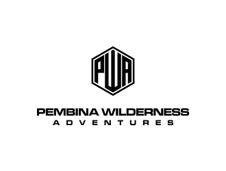 Pembina Wilderness Adventures logo design by oke2angconcept