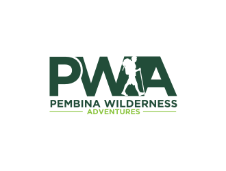 Pembina Wilderness Adventures logo design by cintya