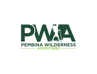 Pembina Wilderness Adventures logo design by cintya