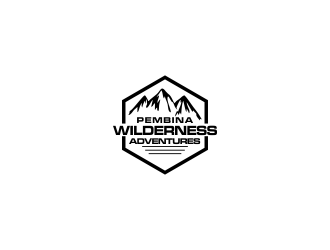 Pembina Wilderness Adventures logo design by oke2angconcept