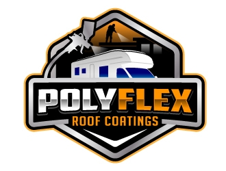 PolyFlex Roof Coatings logo design by jaize