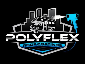 PolyFlex Roof Coatings logo design by daywalker