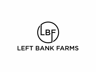 Left Bank Farms logo design by eagerly