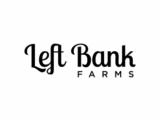 Left Bank Farms logo design by eagerly