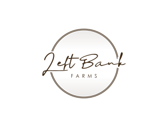 Left Bank Farms logo design by giphone