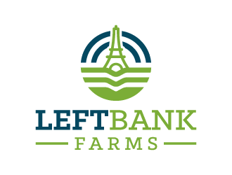 Left Bank Farms logo design by akilis13