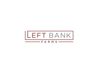 Left Bank Farms logo design by bricton
