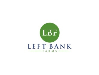 Left Bank Farms logo design by bricton