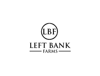 Left Bank Farms logo design by Adundas