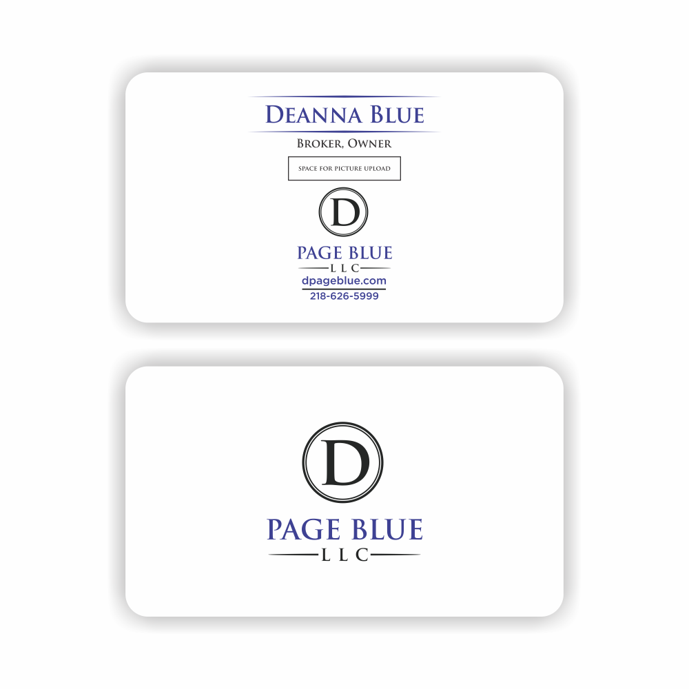 D Page Blue LLC logo design by hopee