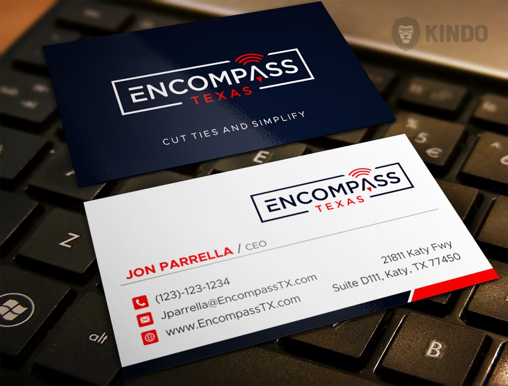 Encompass Texas logo design by Kindo