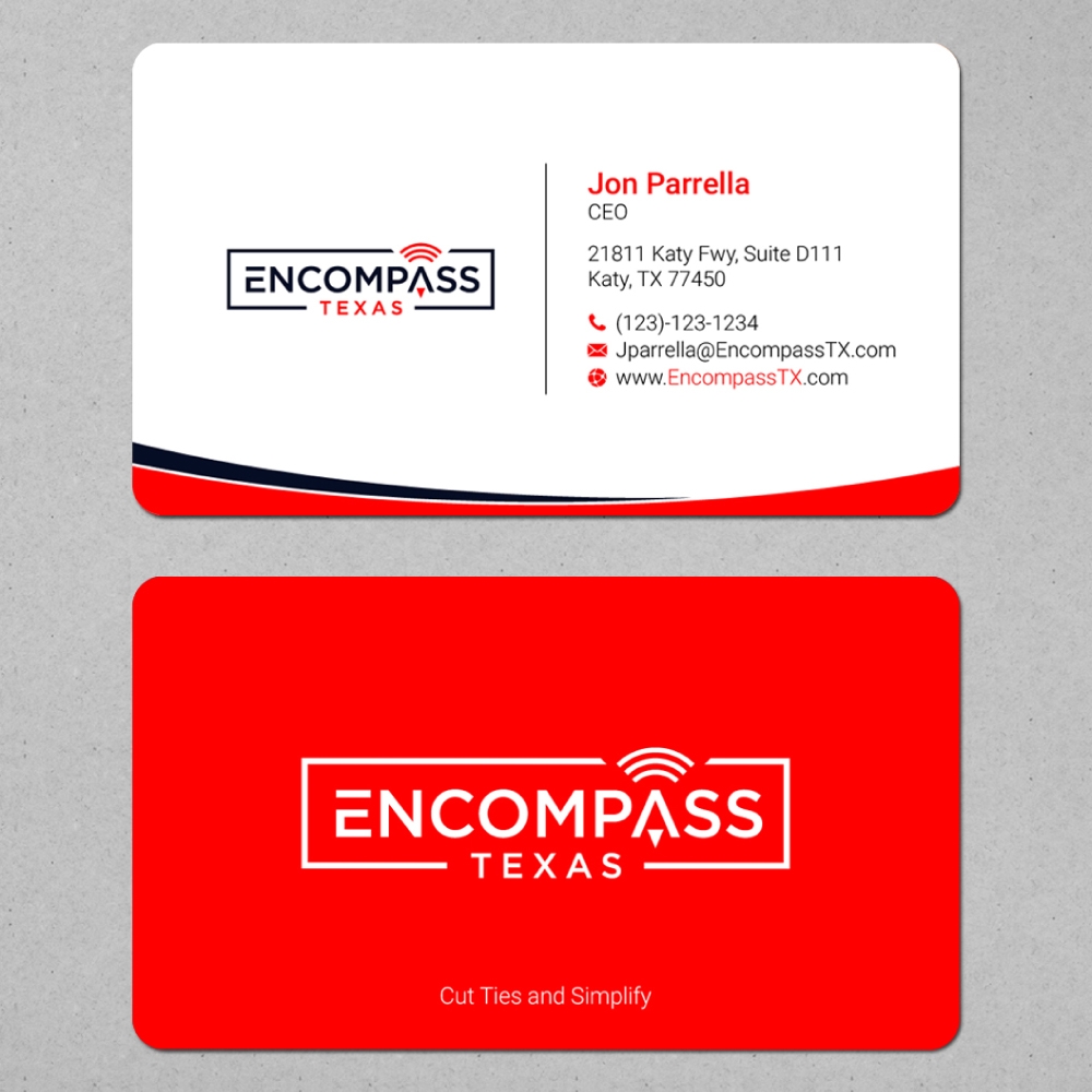 Encompass Texas logo design by Boomstudioz